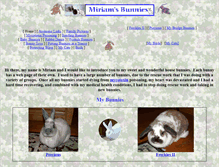 Tablet Screenshot of mybunnies.com